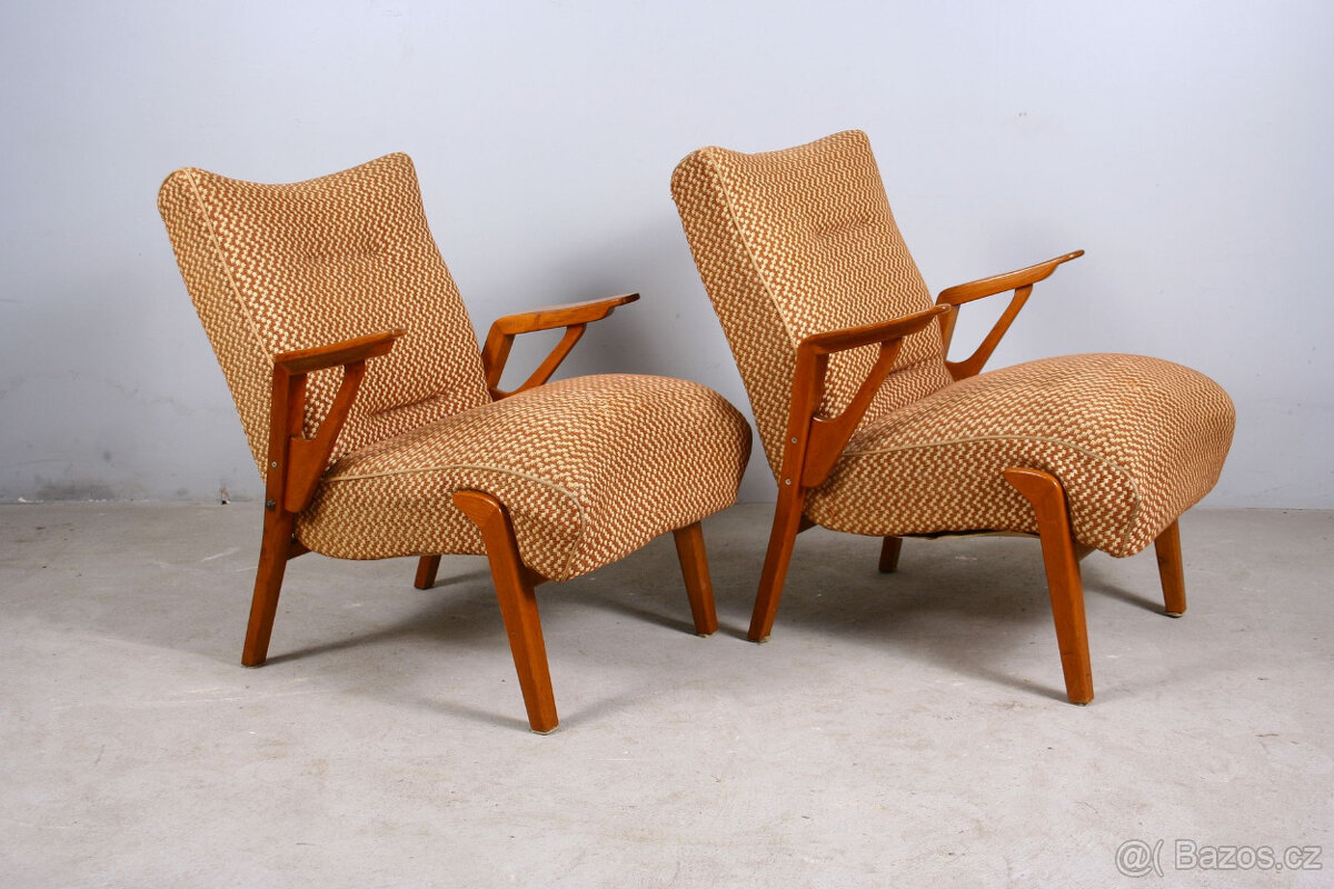 retro křesla / BRUSEL / cena za pár