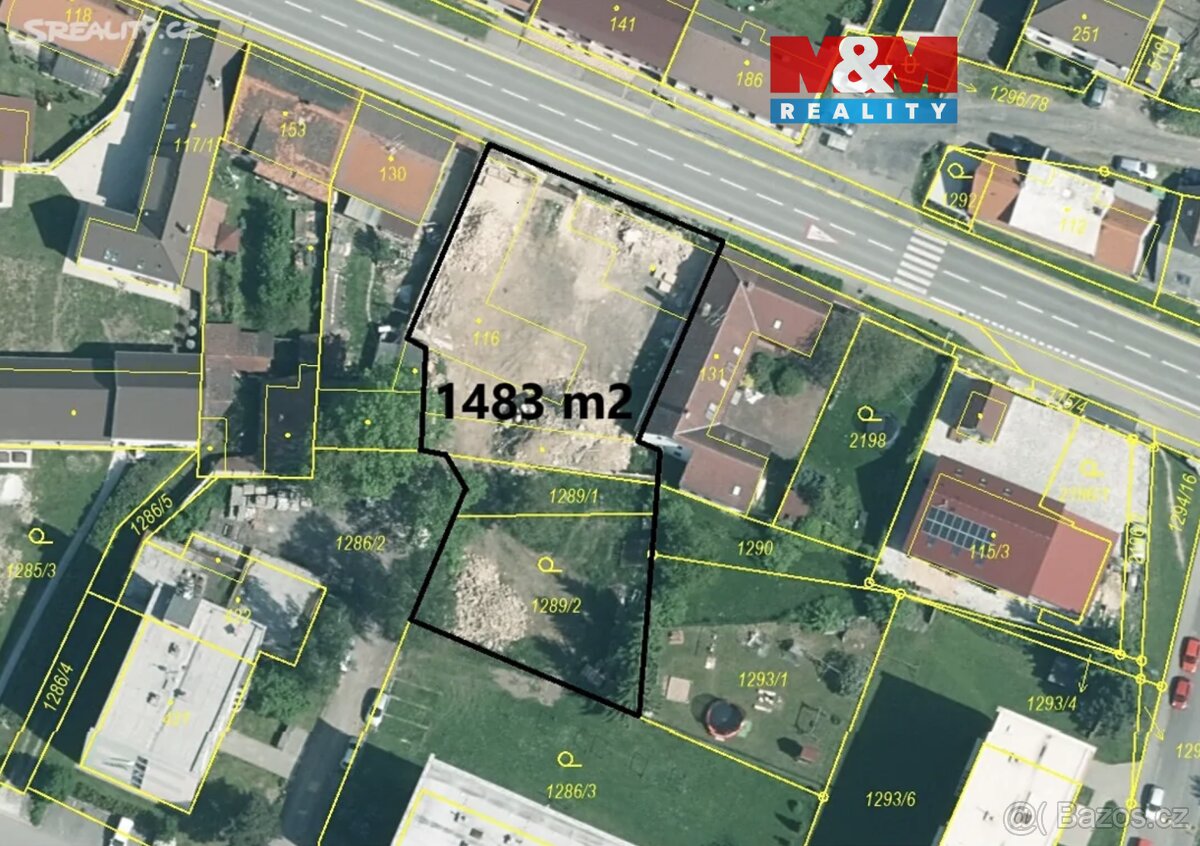 Prodej pozemku k bydlení, 1483 m², Katovice