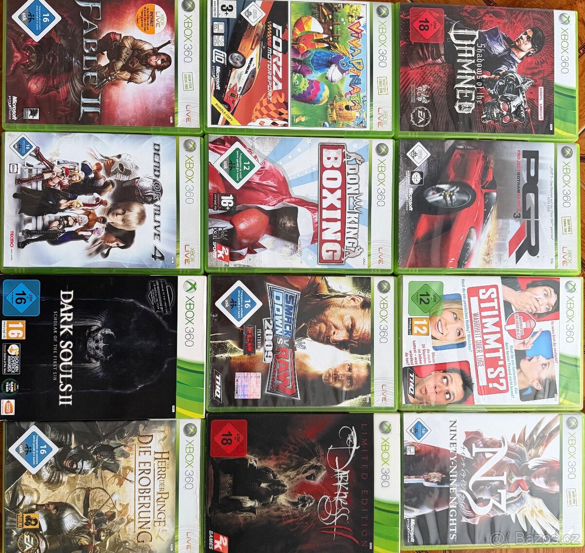 Prodám hry na xbox 360