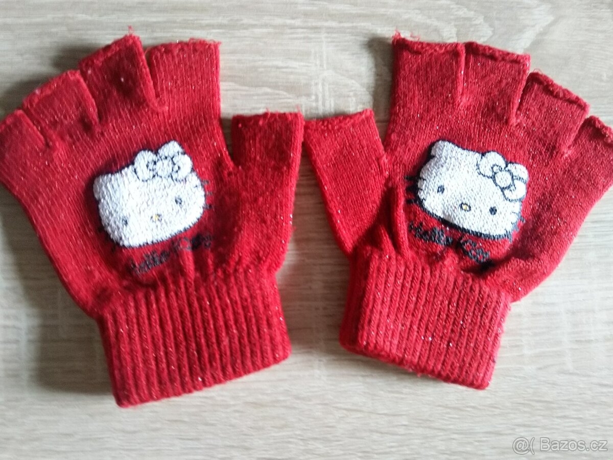 DÍVČÍ RUKAVICE HELLO KITTY