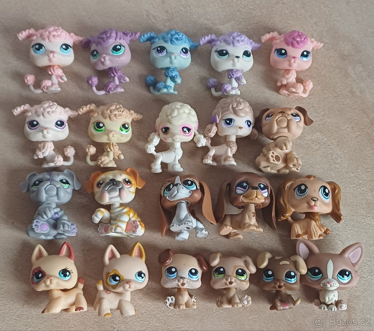 Lps littlest petshop pes pudl Buldoček kokršpaněl vlčák