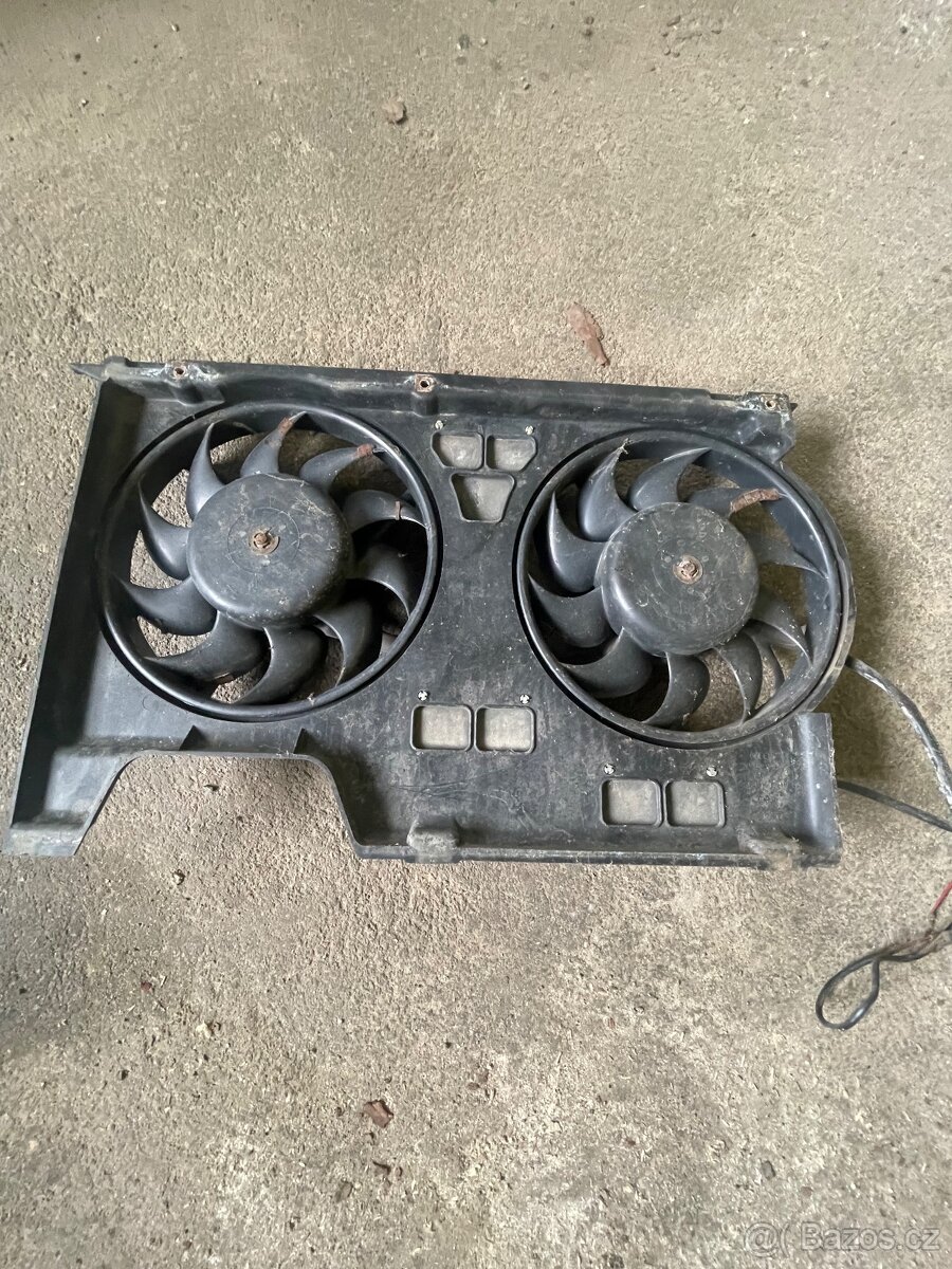 Audi 80 B4 1,9 TDI Sahara ventilátory větráky chlazení motor