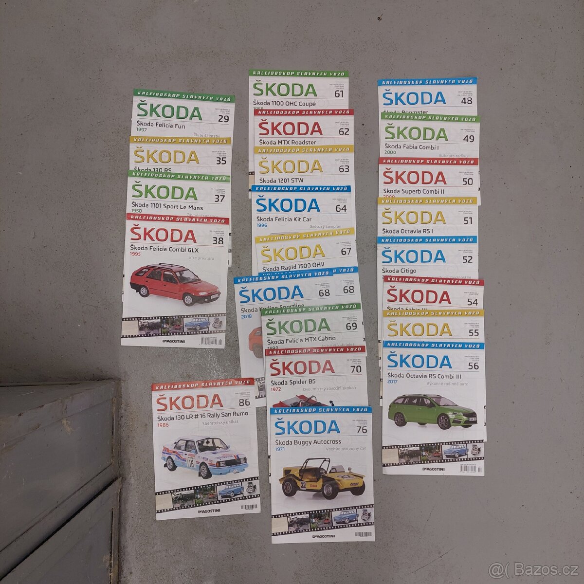 Kaleidoskop slavných vozů Škoda - časopisy
