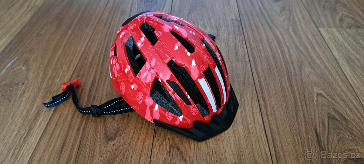 CRIVIT Dětská cyklistická helma s koncovým světlem vel.XS