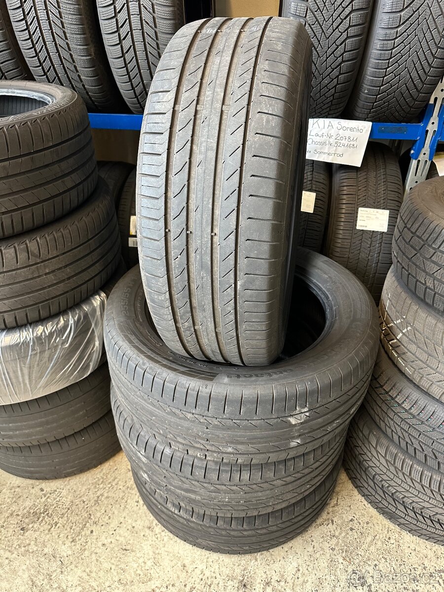4xLetní pneu CONTINENTAL 255/55/R19 111W