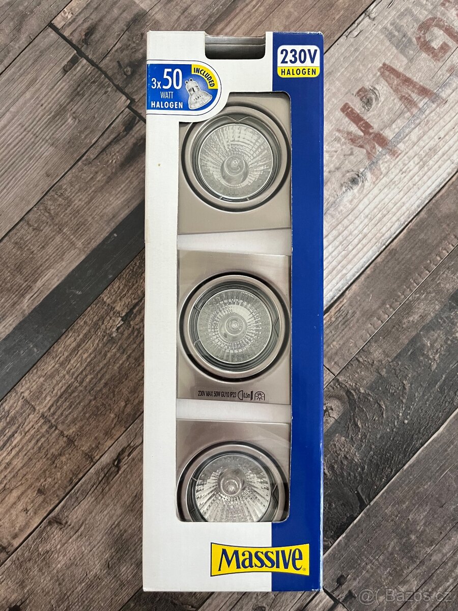 Halogenove osvetleni Massive nove, original zabalene