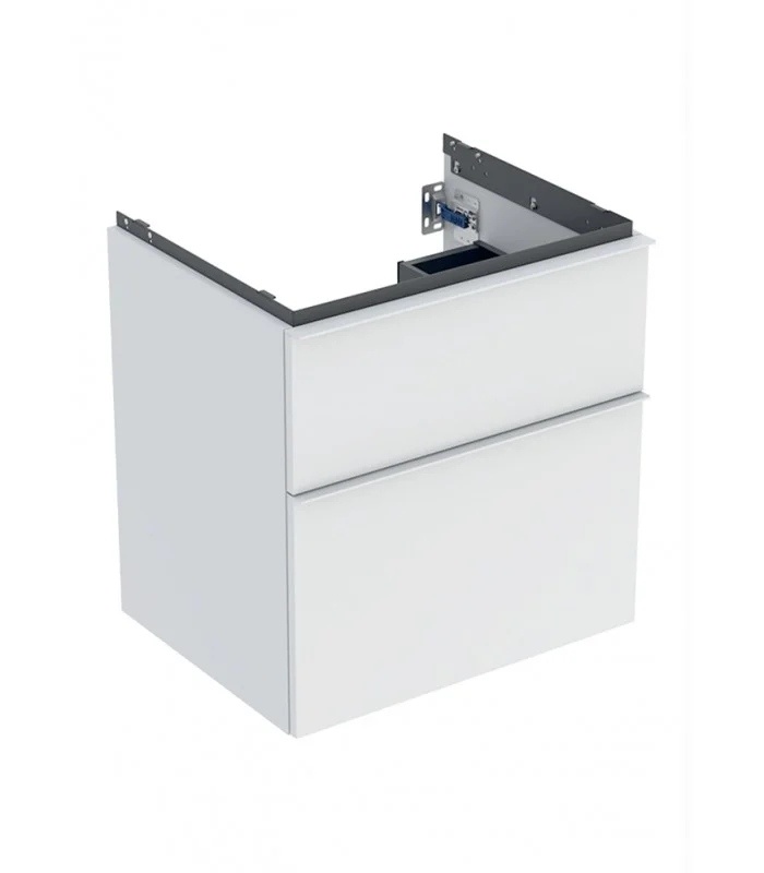 Geberit skříňka + umyvadlo bílá matná 60 cm