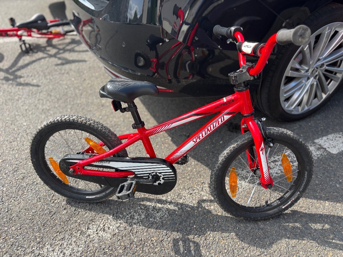 Dětské kolo Specialized Hotrock 16 Coaster red/wht/blk