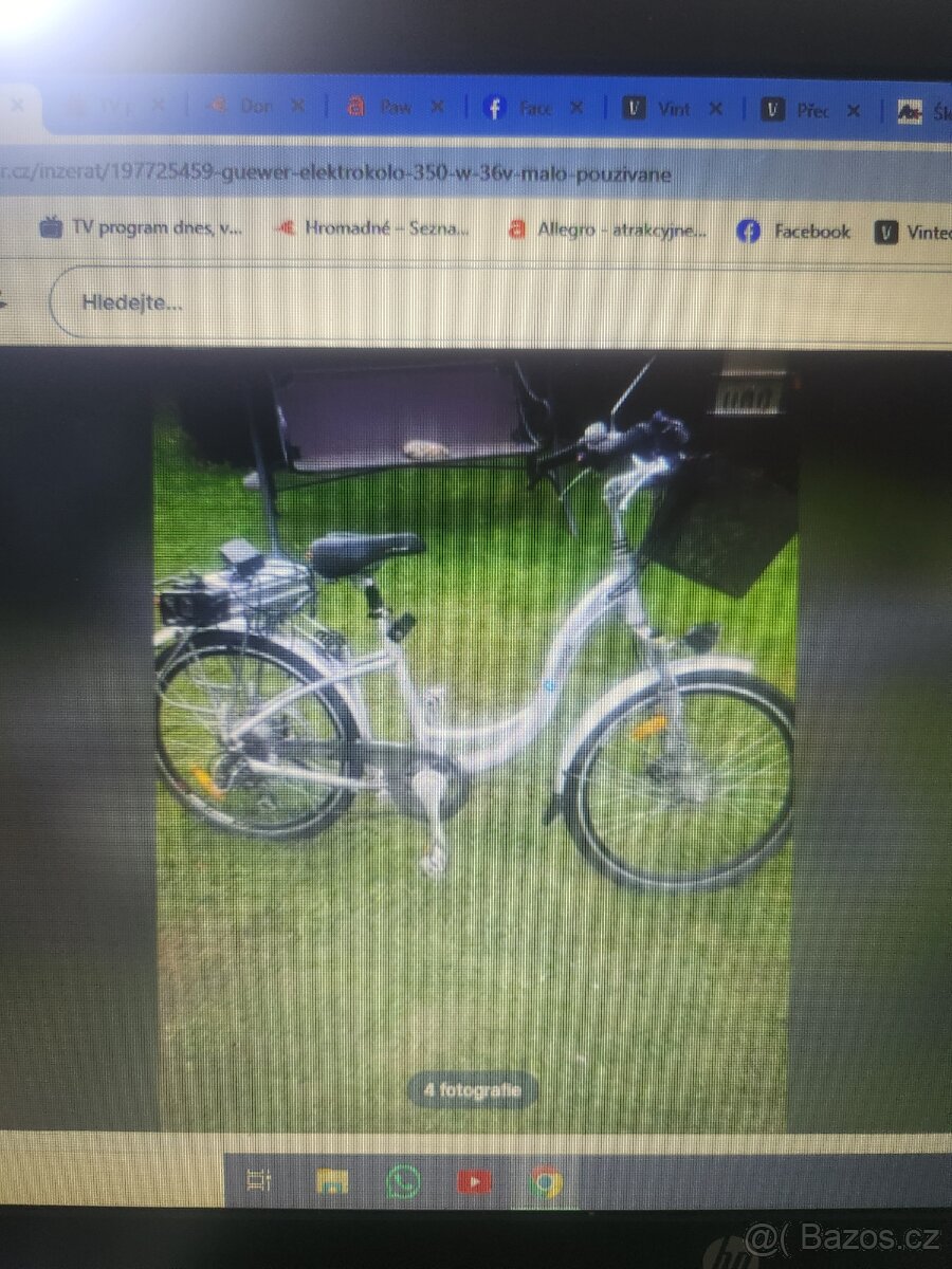 GUEWER elektrokolo 350 W 36V malo použivane elektrokolo st