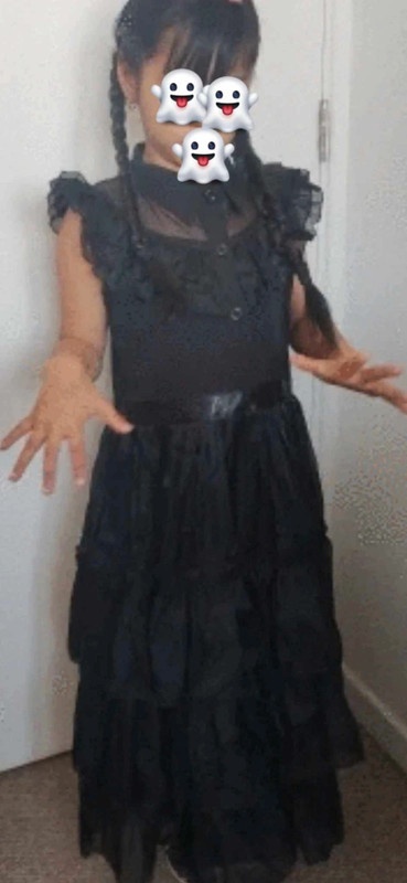 Šaty Wednesday kostým karneval