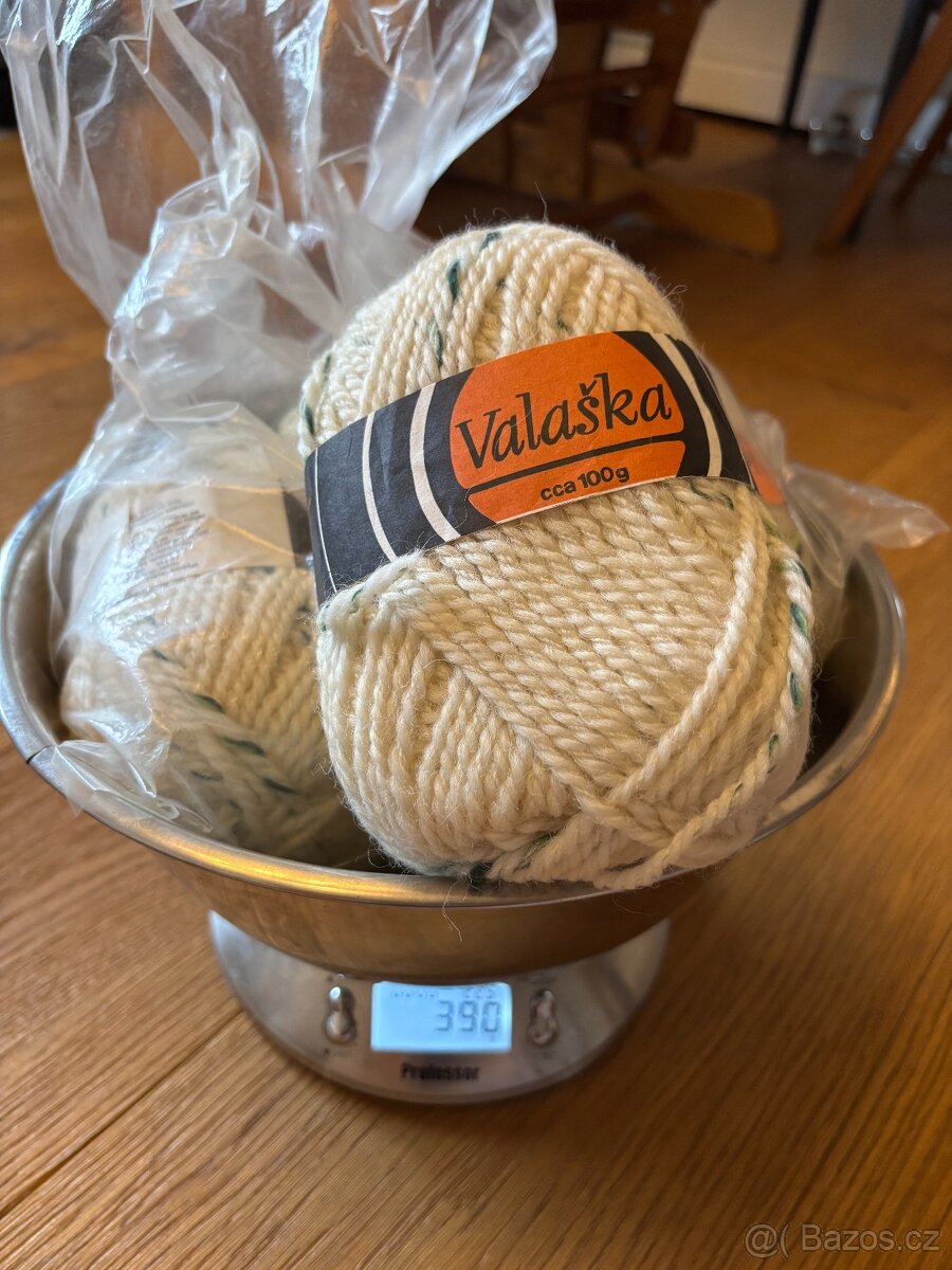 Vlněná příze - různé druhy - 19 kg celkem