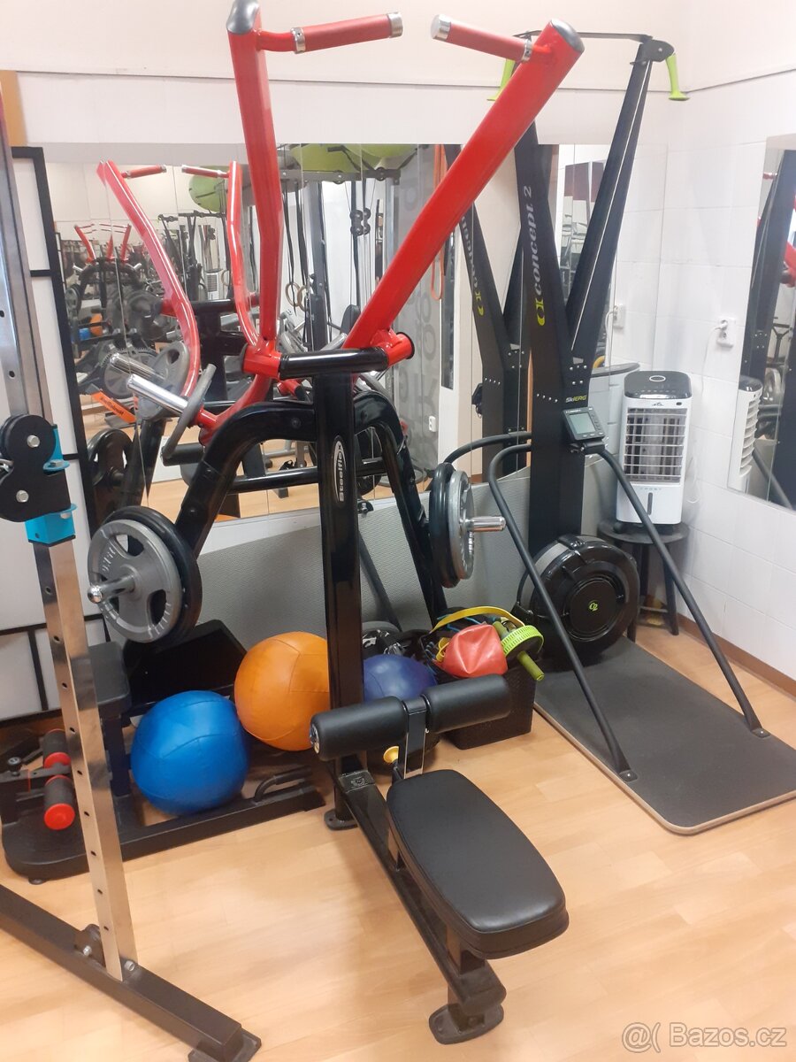 Přítahy horní kladka Steelflex PlateLoad