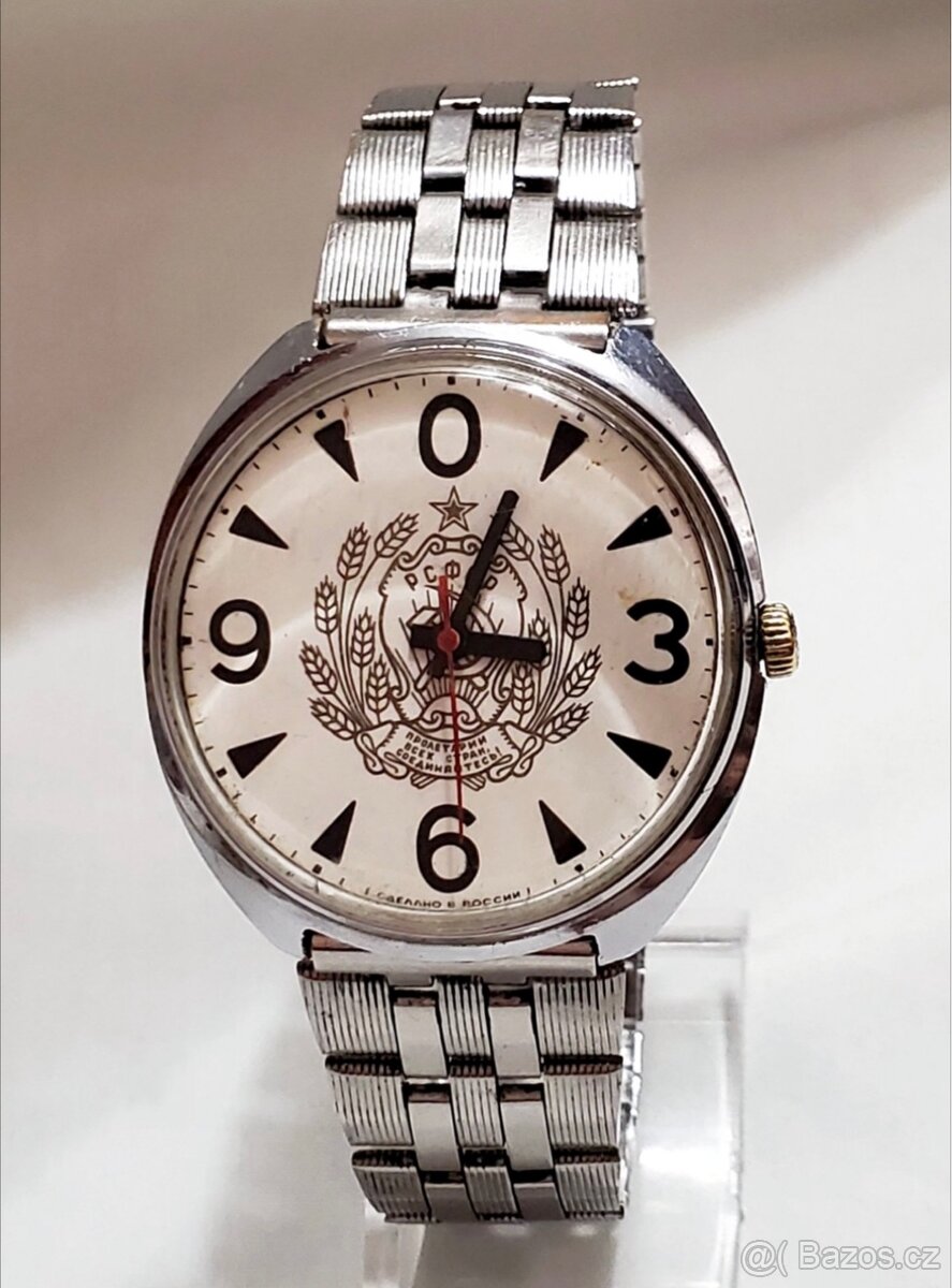 Hodinky Raketa Zero SSSR – emblém, mechanické, 1990s