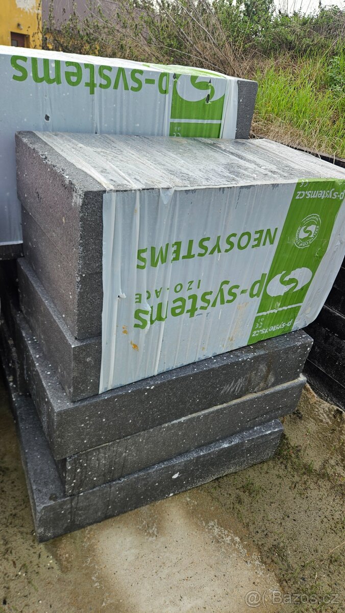 Prodám fasádní polystyren šedý grafit 200mm