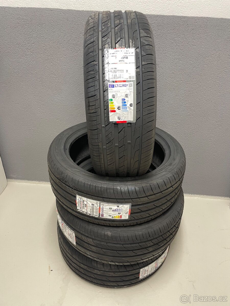 Nové letní pneu 225/45/18 100%