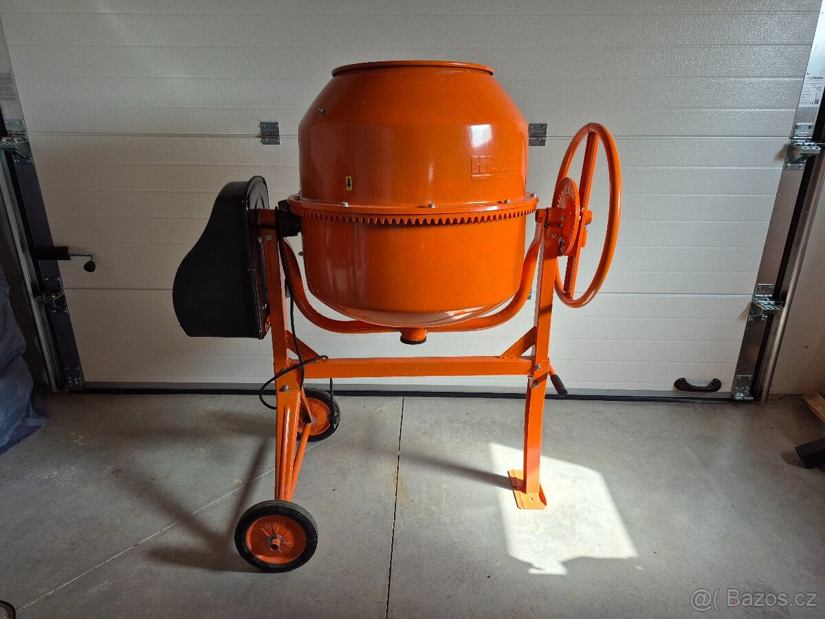 Stavební míchačka 180 l - v záruce do 06/2027
