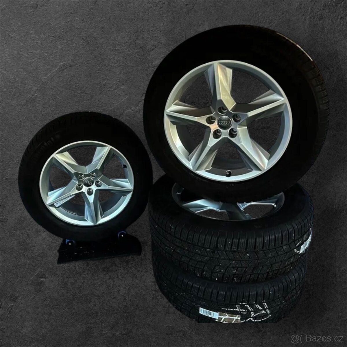 Originální alu kola Audi 5x112 + zimní 255/55r19