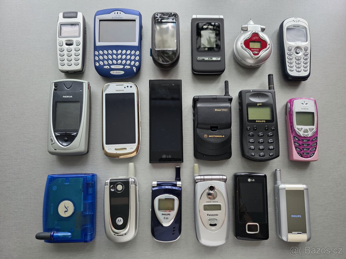 konvolut telefonů - prodávám svou sbírku