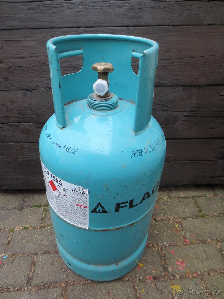 PROPANBUTANOVÁ PB LAHEV BOMBA 10 KG