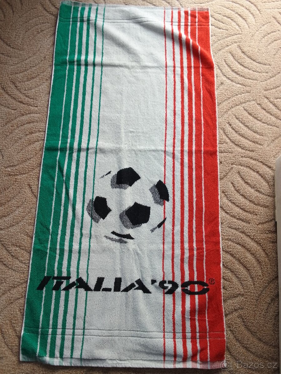 Ručník s fotbalovým motivem