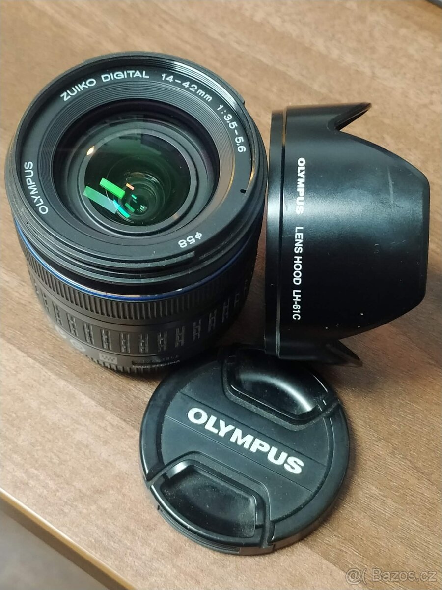 Prodám zoom Olympus Zuiko Digital 14-42mm 3.5-5.6 4/3 Mount