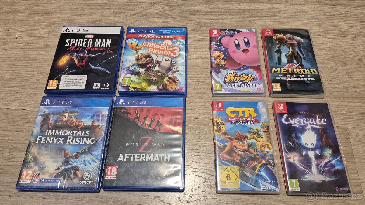 Kolekce her PS4/5 a Switch