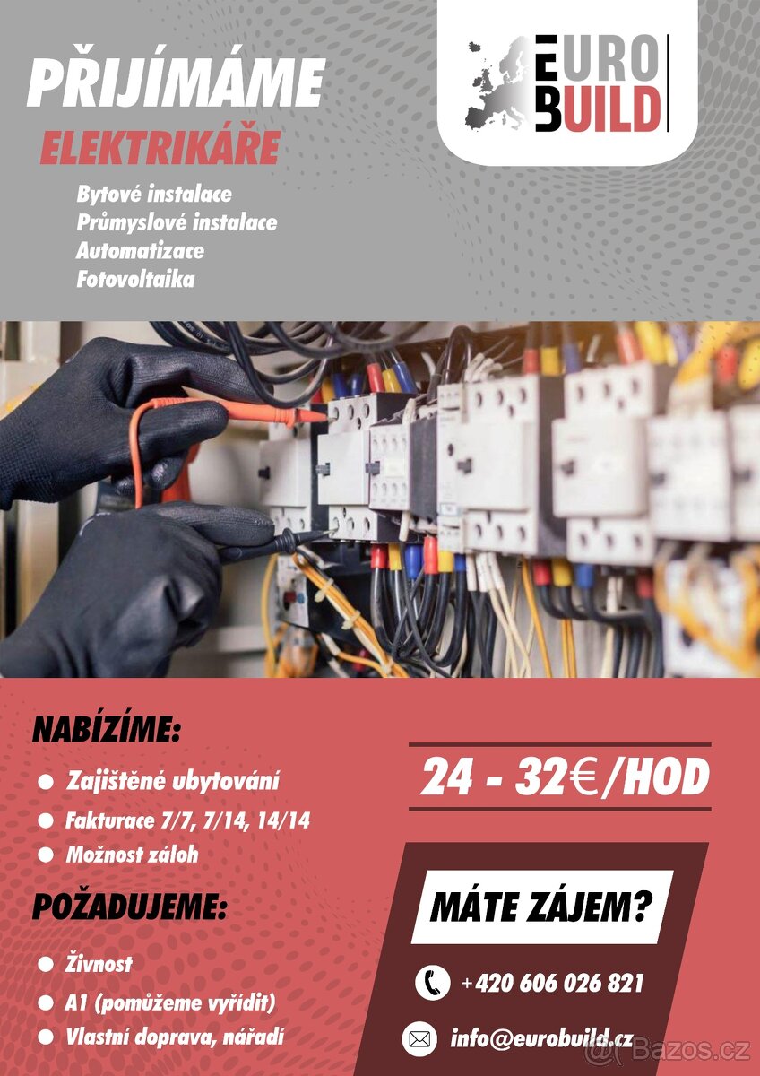 ELEKTRIKÁŘI - PRÁCE V NĚMECKU - PRÁCE NĚMECKO