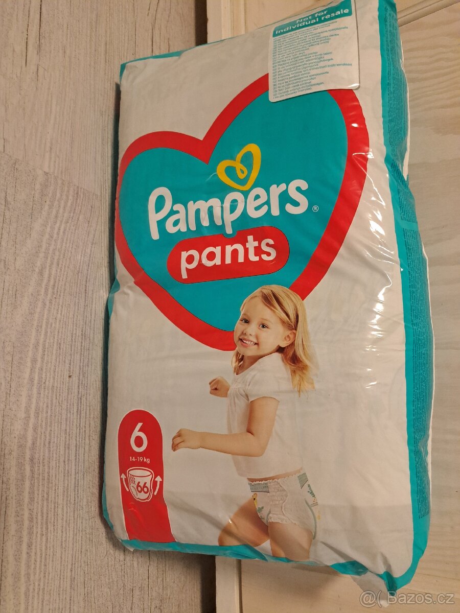 Pampers pants vel 6, 66ks