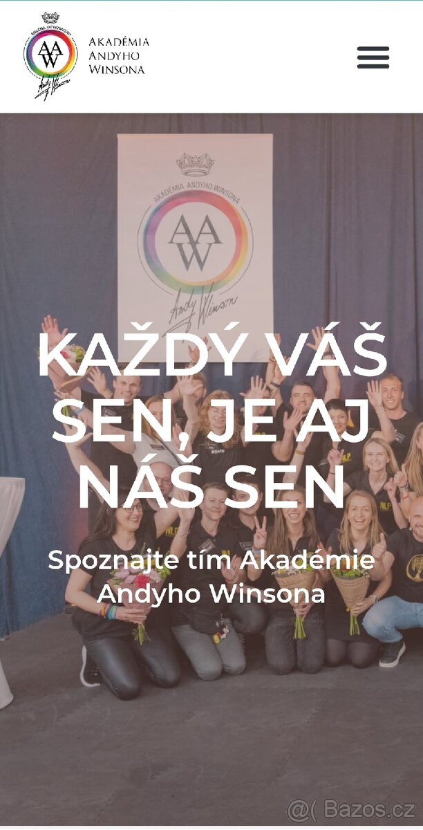 VIP stupenka Akadémie Andyho Winsona