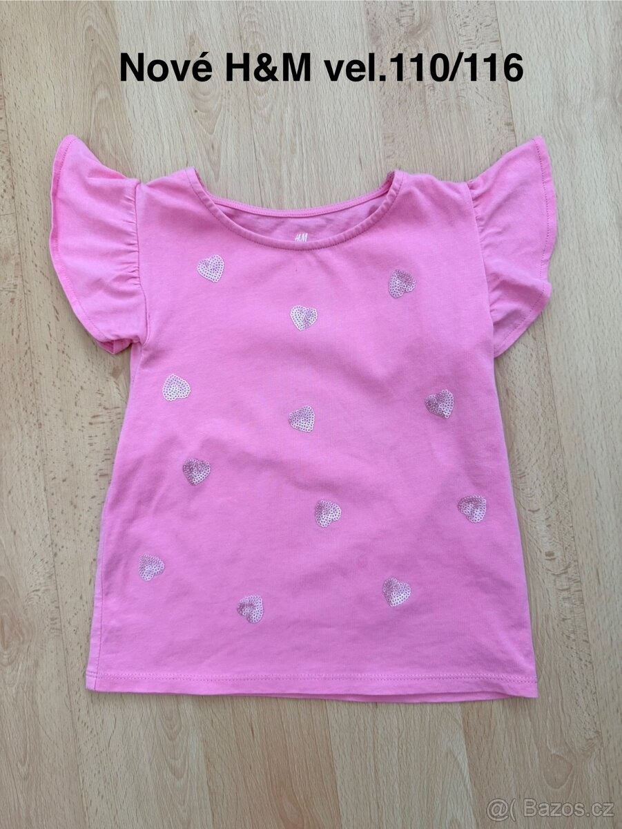 Nové dívčí tričko H&M vel.110 /116