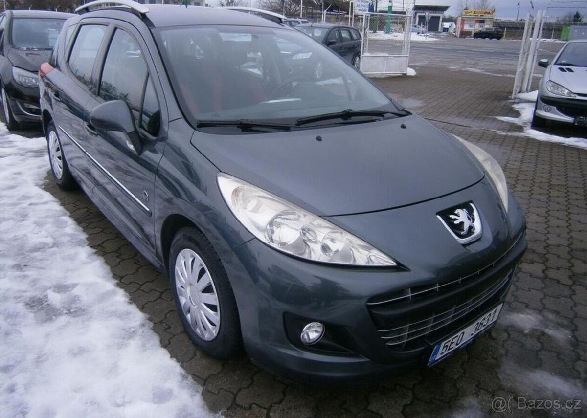 Peugeot 207 1.6HDi 68kw,CZ nafta manuál 68 kw