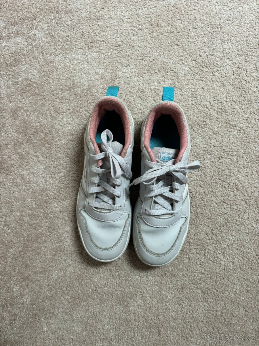 BOTY kožené sportovní dívčí ADIDAS