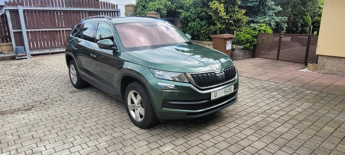Škoda Kodiaq 2,0TDi 4x4 manual 139tkm serviska navi kůže