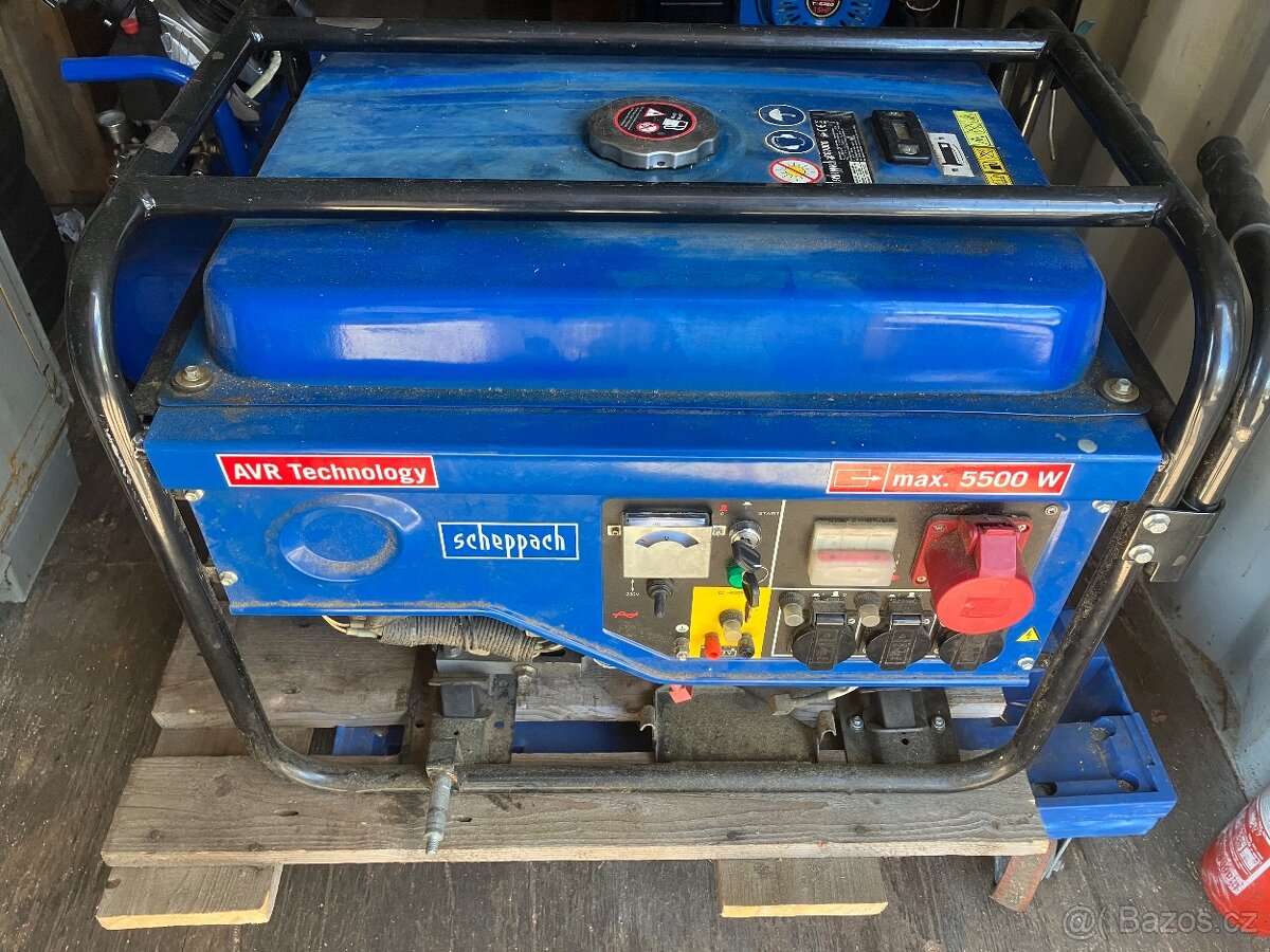 Benzínová elektrocentrála Scheppach sg7000