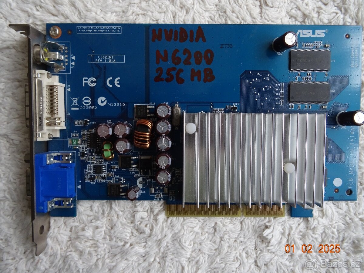 nVidia GeForce 6200, 256 MB