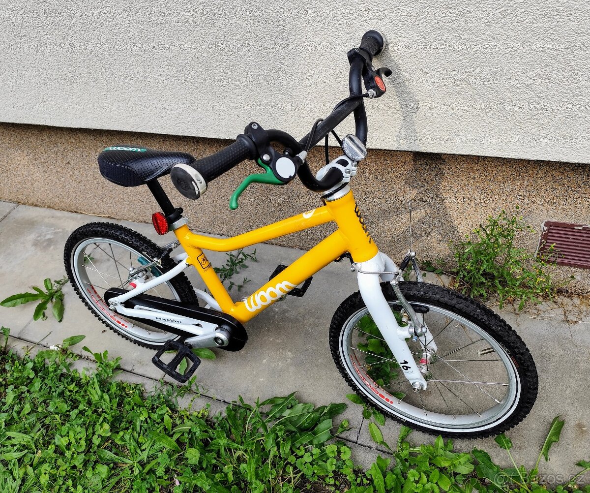 Dětské kolo Woom 3 (16") žluté