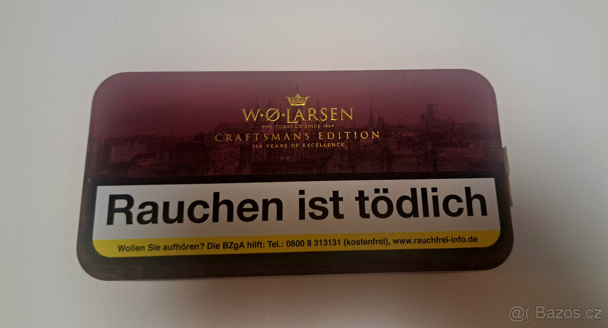 Dýmkový tabák W. Ø. Larsen - Craftsmans Edition 154 Years, 2