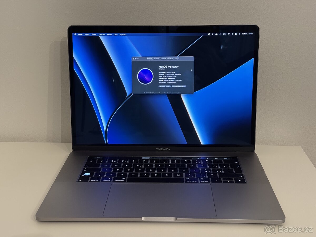 MacBook Pro 15” 2018/16GB RAM/i7/512GB SSD