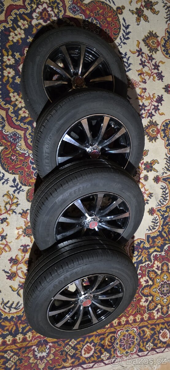Alu kola 6x14J i s letními pneu 175/65-r14