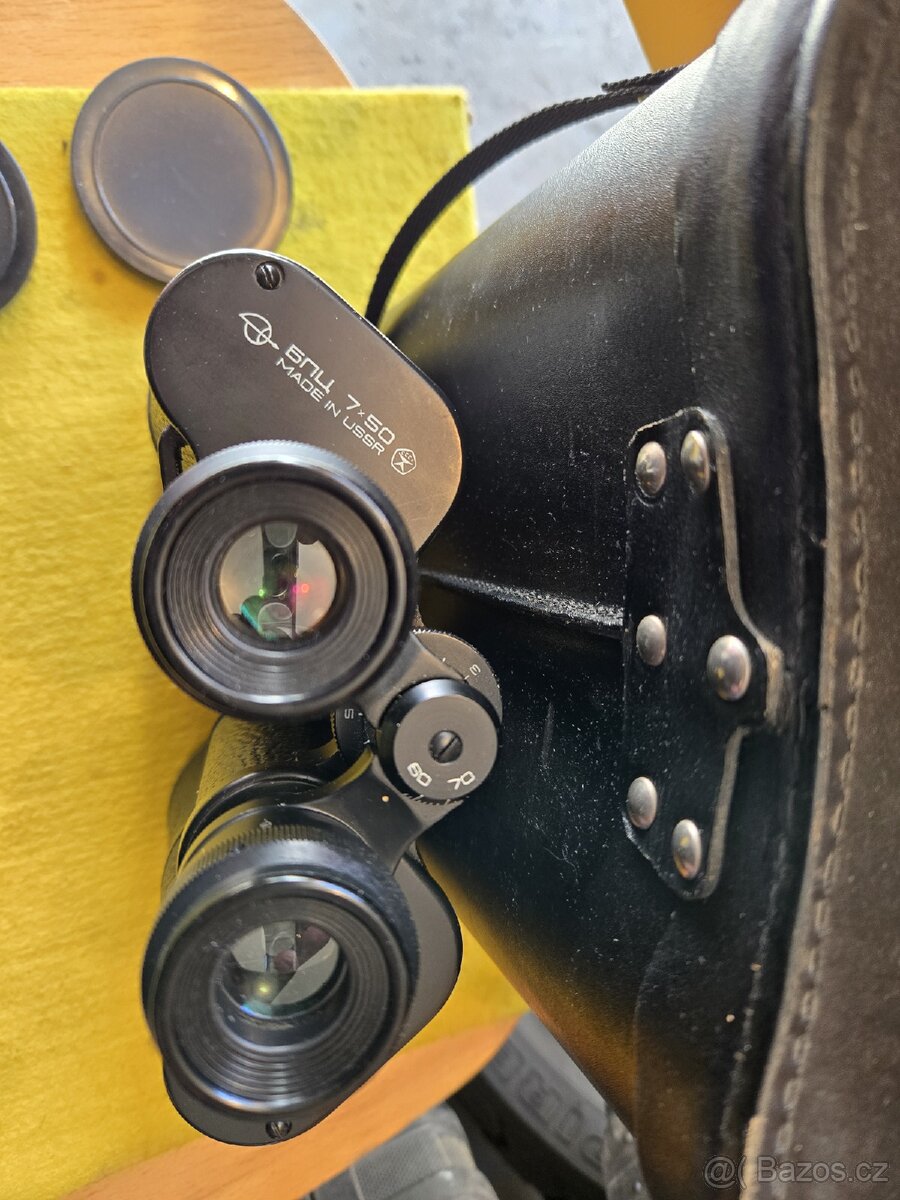 2x dalekohled: 7x50 Made in USSR + zoom Brasser 10x60x60