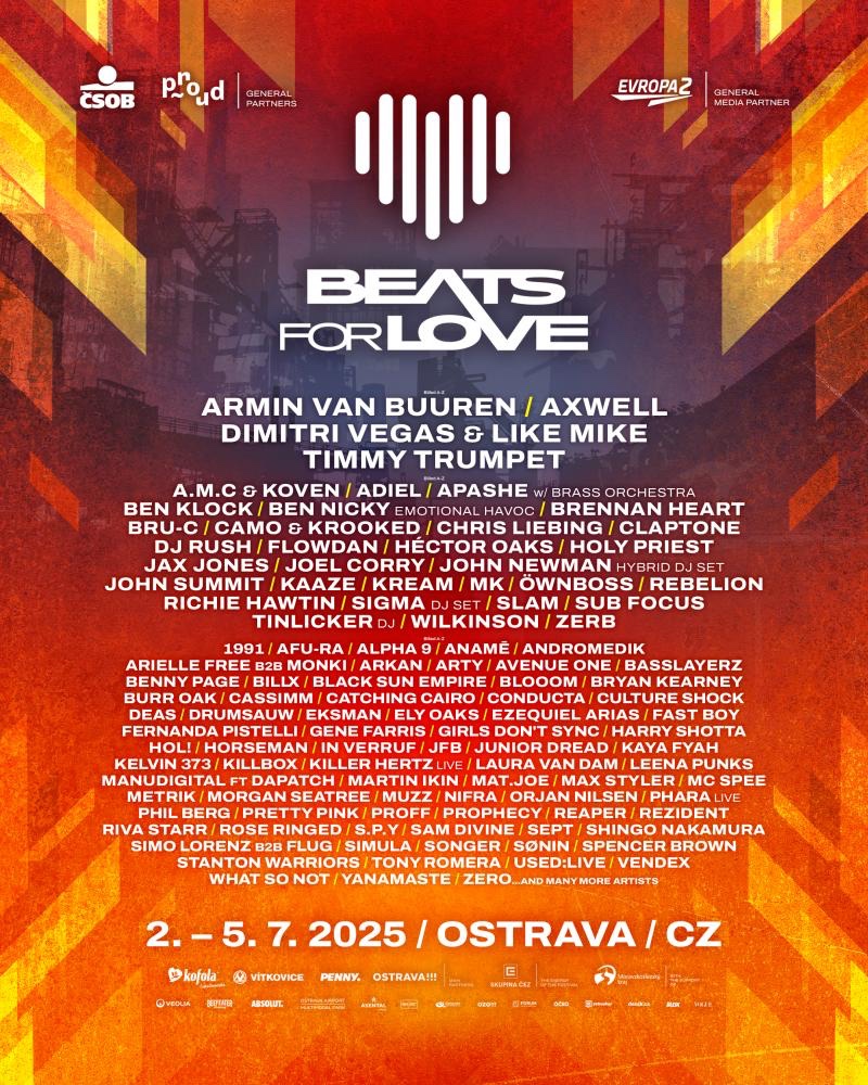 Beats for Love 2025 - celofestivalová vstupenka