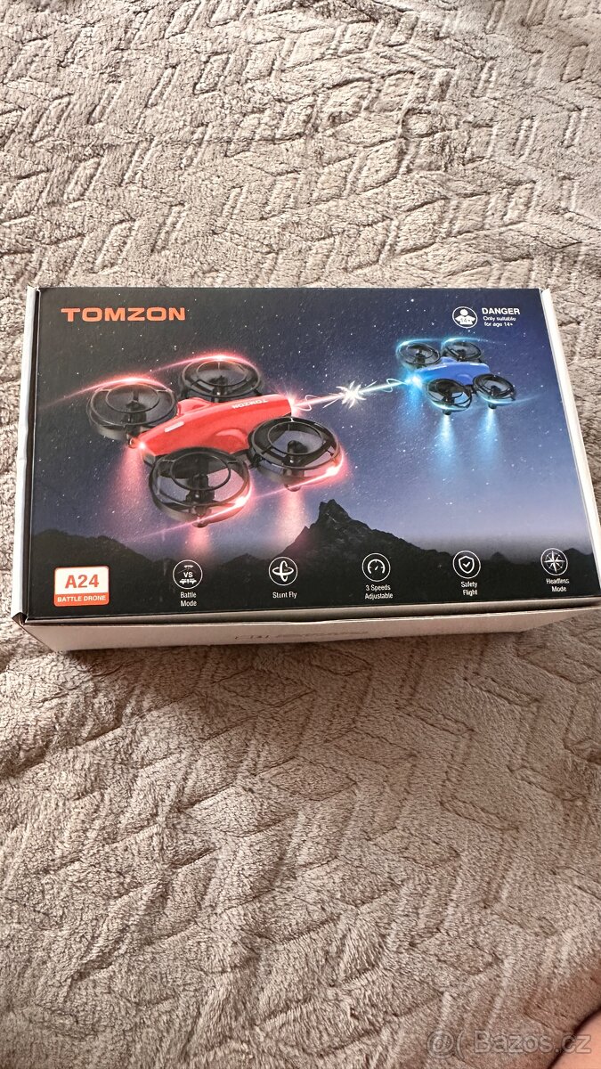 2 Ks dronu, dron Tomzon A24 Dron pro děti s Battle Mode