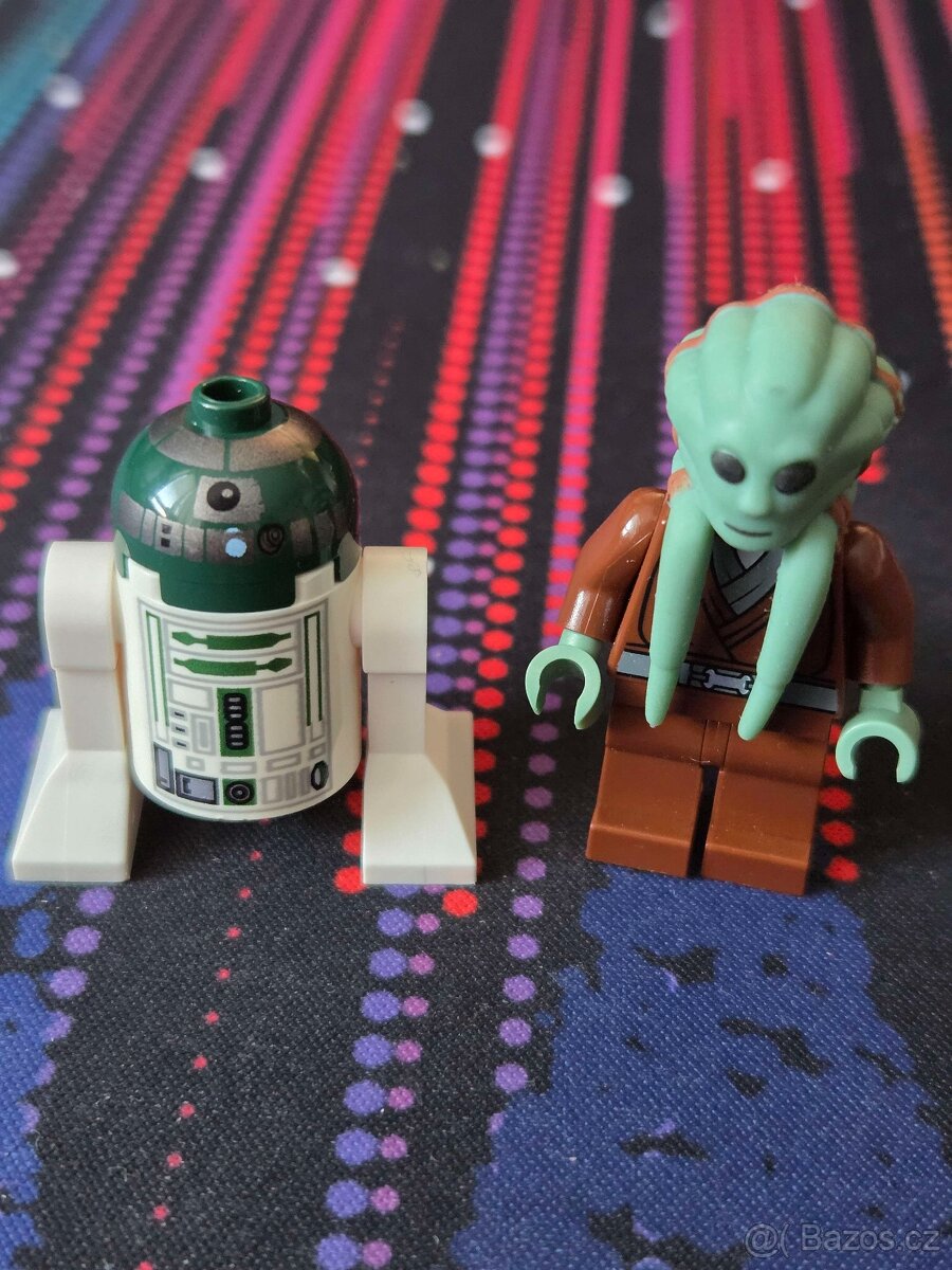 Lego Star Wars Minifugurky Kit Fisto sw0163 + R4-P44 sw0267