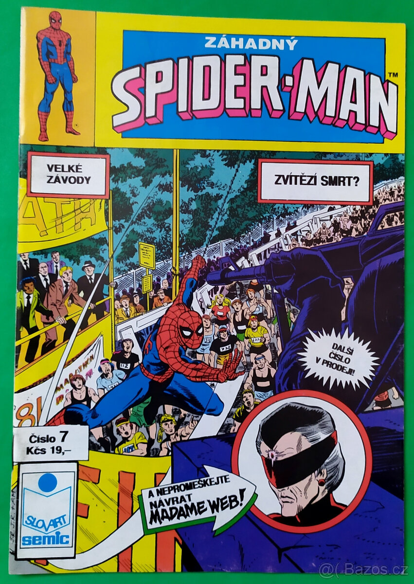 Komiks SPIDERMAN č. 7/1991 Semic velmi PĚKNÝ STAV