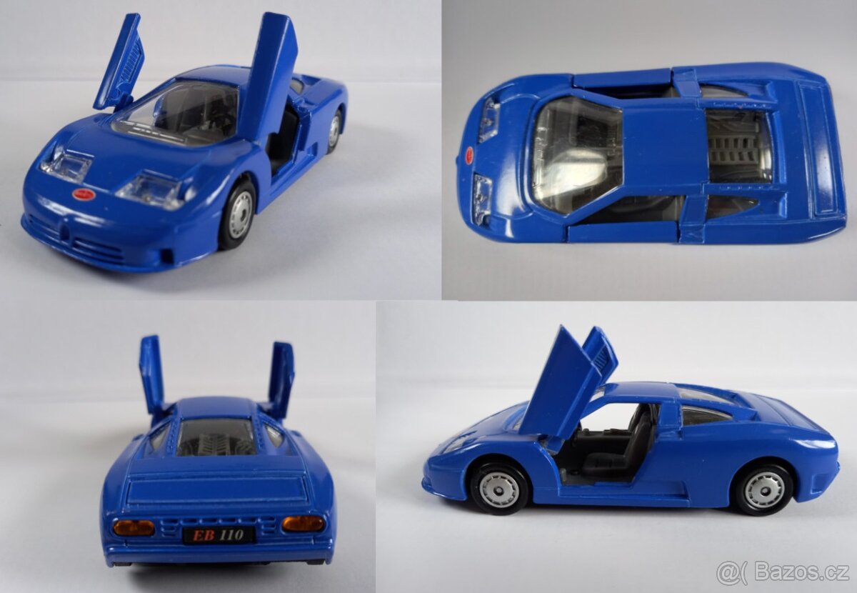 MAISTO - BUGATTI EB110 - 1:38 - SHELL SUPERCAR COLLECTION