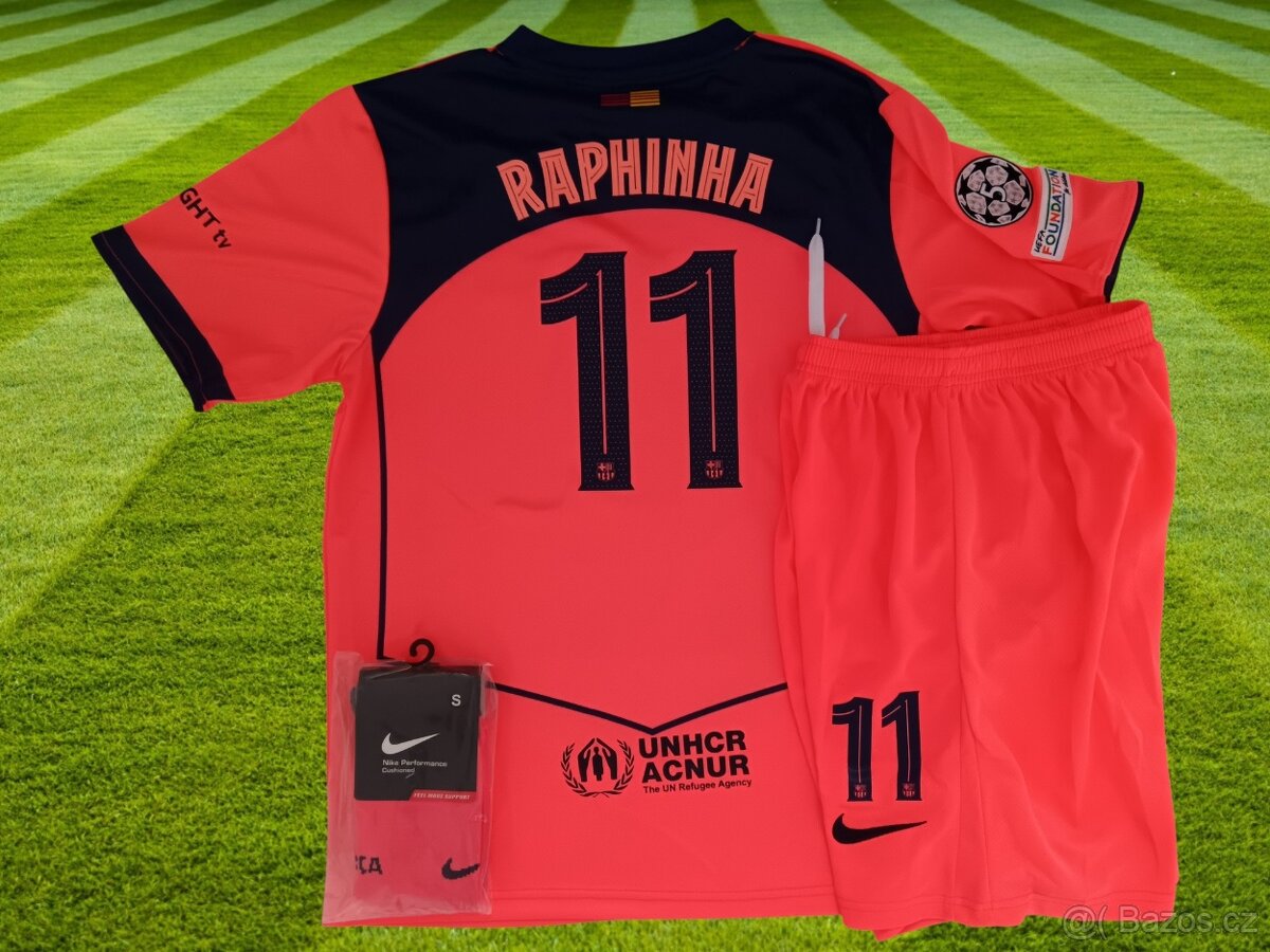 dětský dres Raphinha FC Barcelona 25/26 oranžová edice
