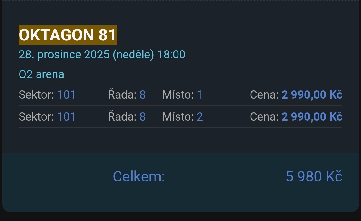 Oktagon 81  (2ks, sektor 101)
