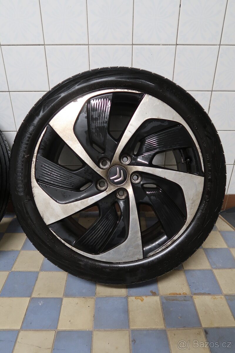 4 ks originálních hliníkových disků Citroen Eole R18 C4