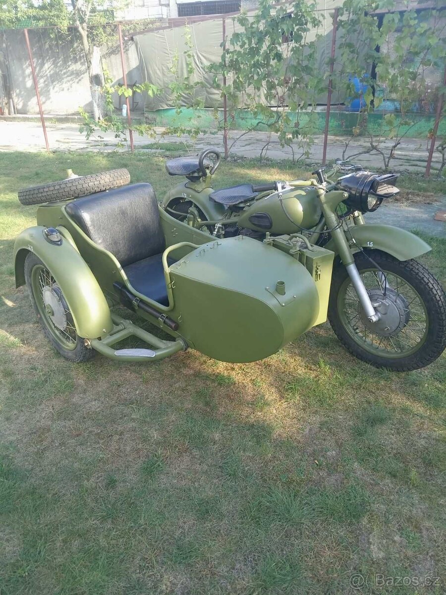 Dněpr,Ural MW 750 s uzávěrkou diferenciálu