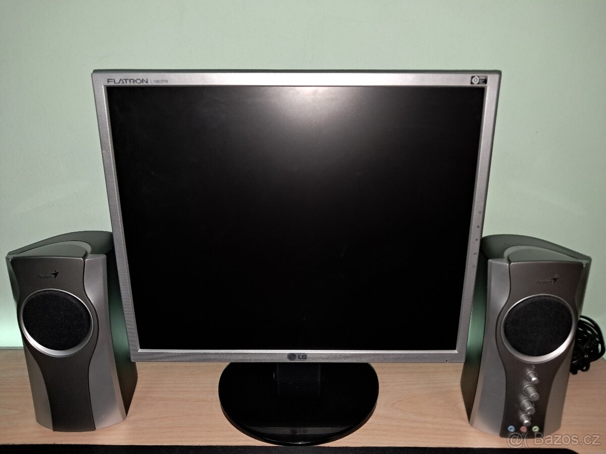 Monitor LG Flatron L1935TR+Repráky Genius SP-E350